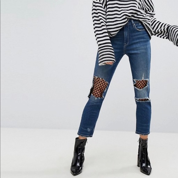 Blank NYC Denim - Blank NYC Straight Leg ankle Jean Mesh Lining